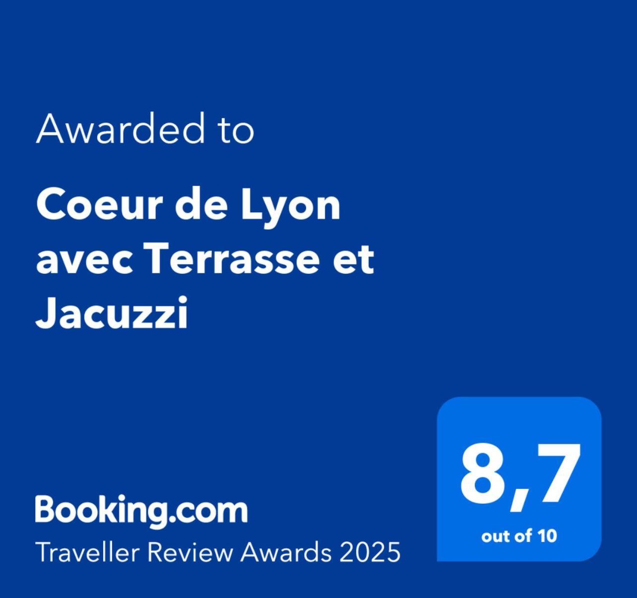 Coeur De Lyon Avec Terrasse Et Jacuzzi 아파트 외부 사진